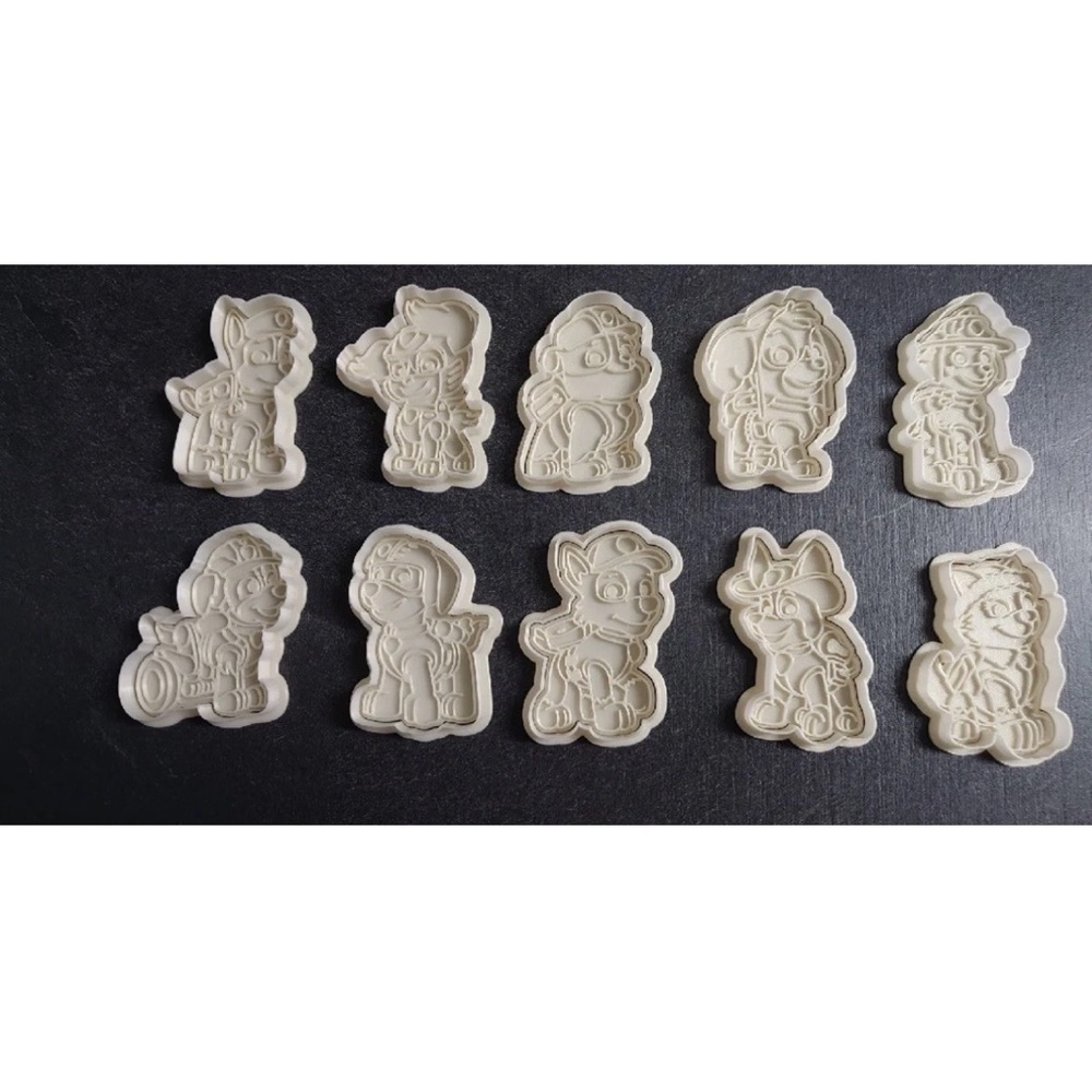 Paw Patrol Cookie Cutter stamp Set
